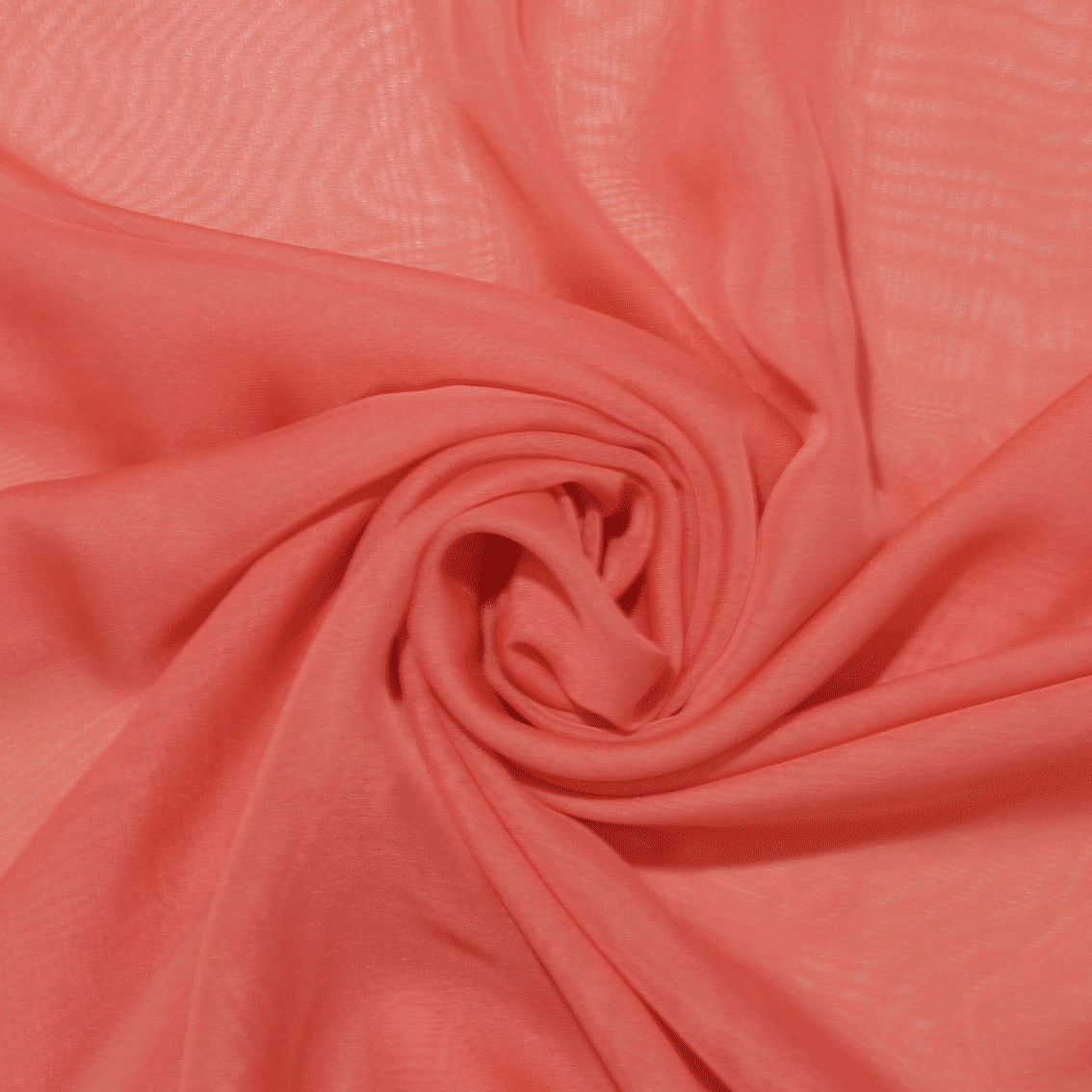 Tecido Mousseline Translúcido Excelence - coral Confecção Feira dos Tecidos Online 