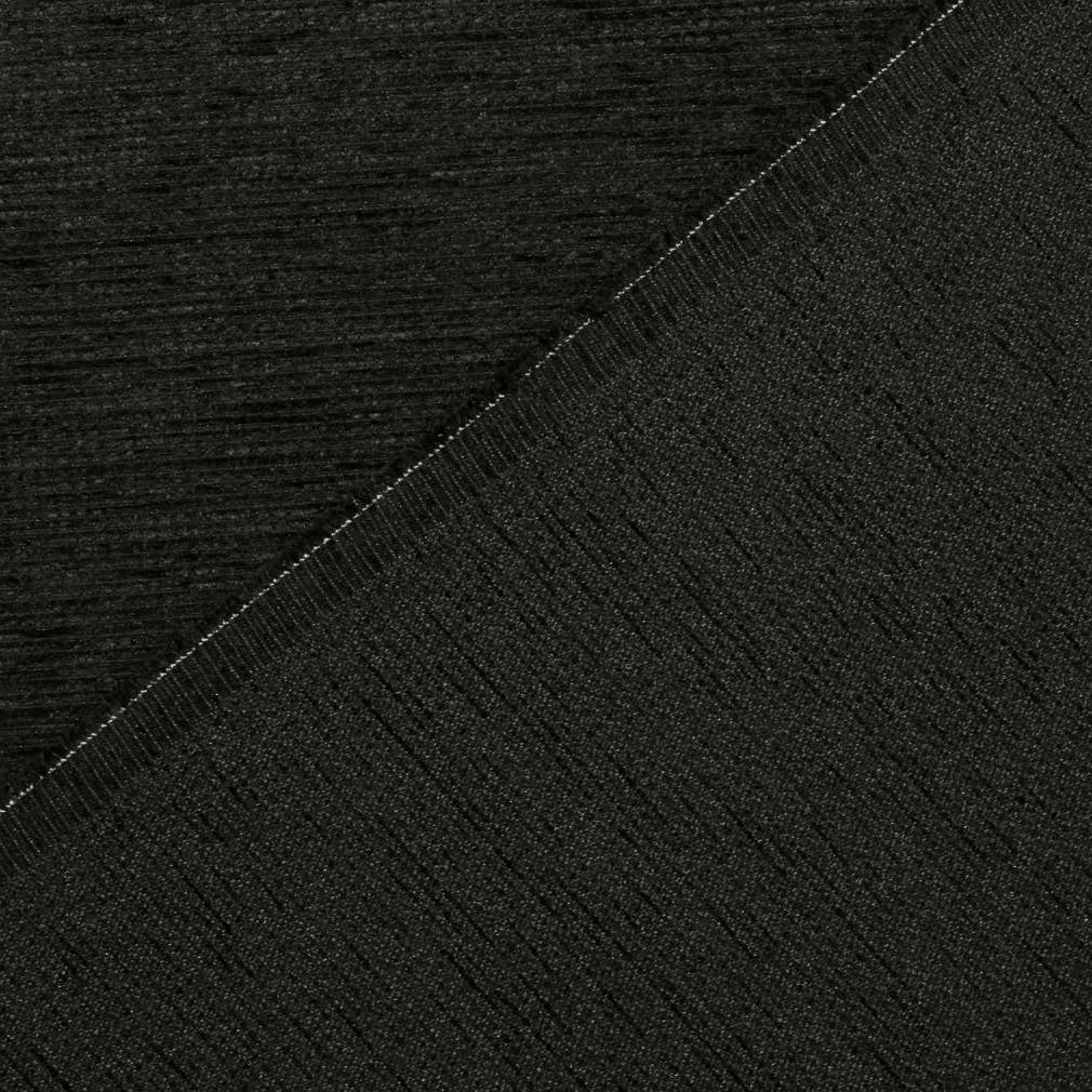 Tecido para Estofo Chenille - preto Estofo Chenille Tecido para Decoração 