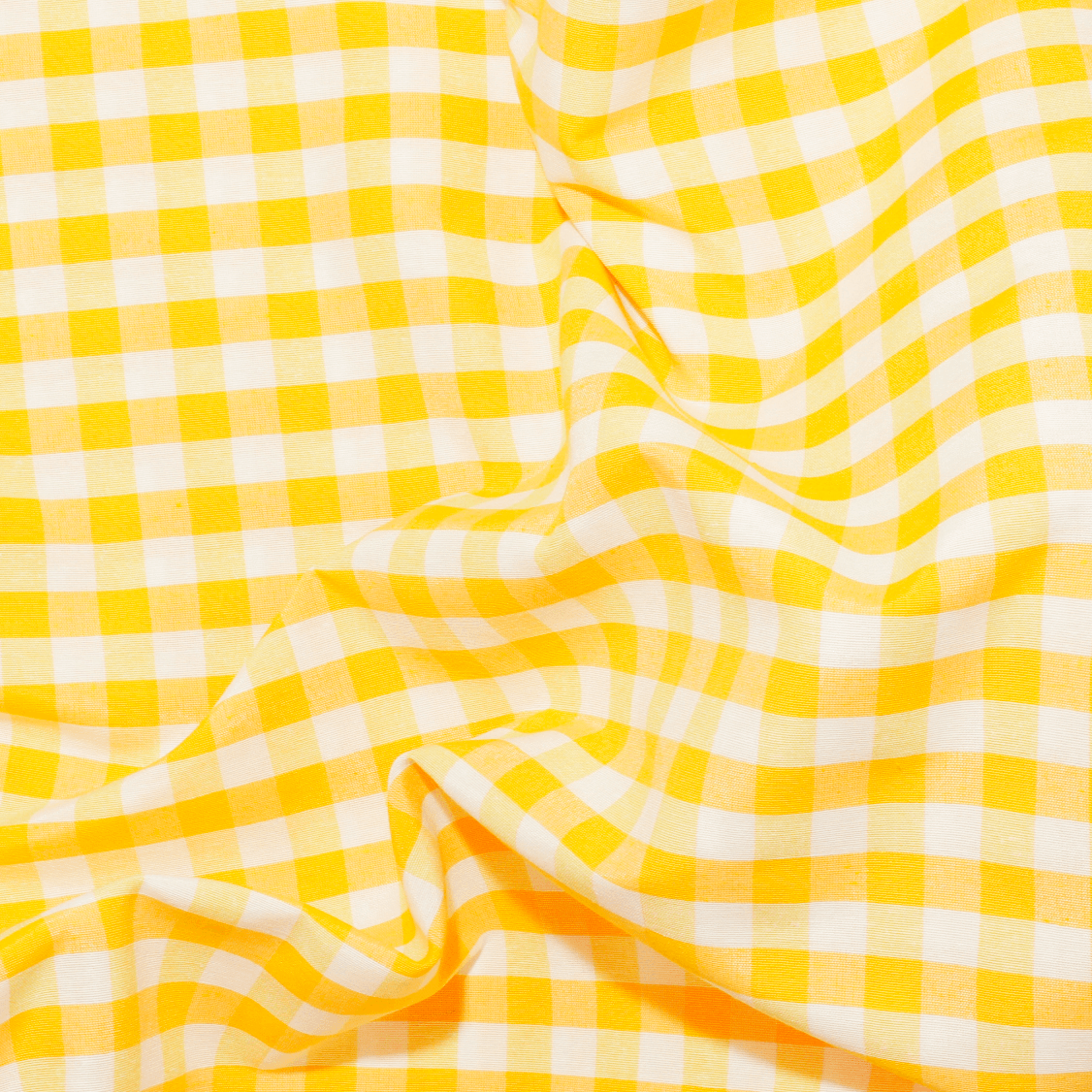 Tecido Xadrez Médio Vichy - amarelo Decoração Feira dos Tecidos Online 