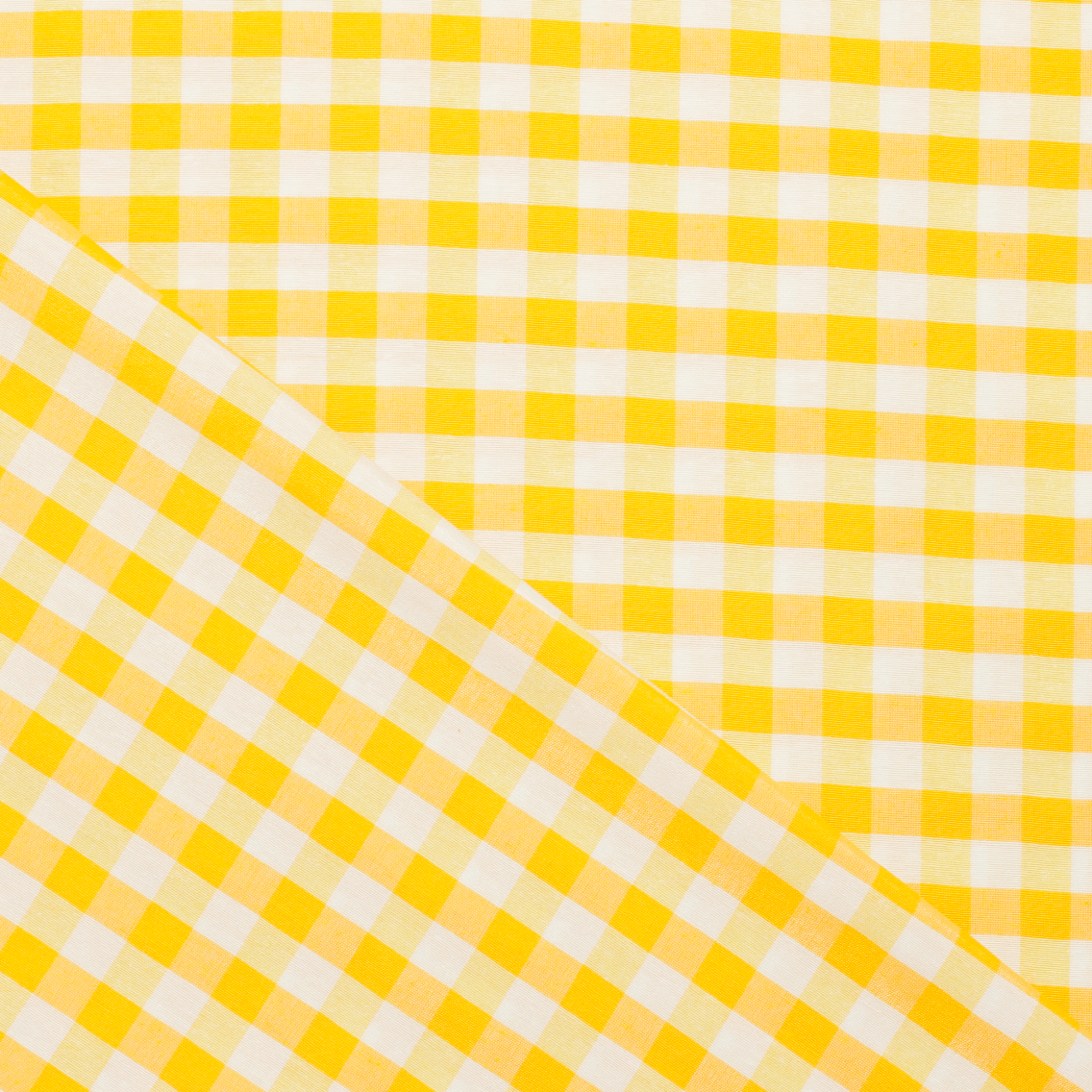 Tecido Xadrez Médio Vichy - amarelo – Feira dos Tecidos Online