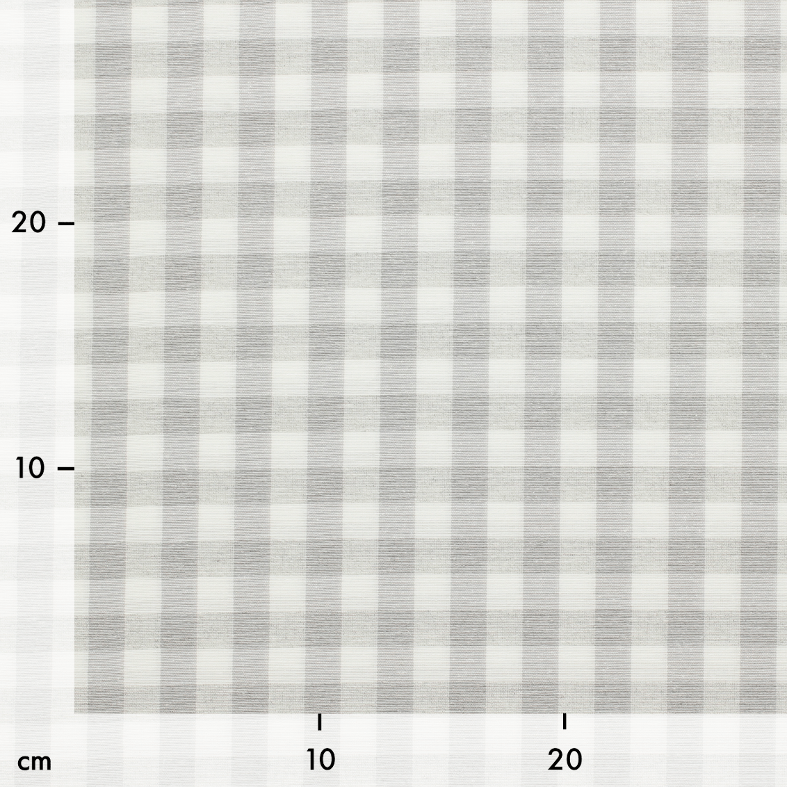 Tecido Xadrez Médio Vichy - cinza claro Decoração Feira dos Tecidos Online 