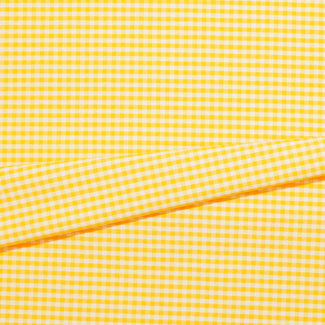 Tecido Xadrez Pequeno Vichy - amarelo Decoração Feira dos Tecidos Online 