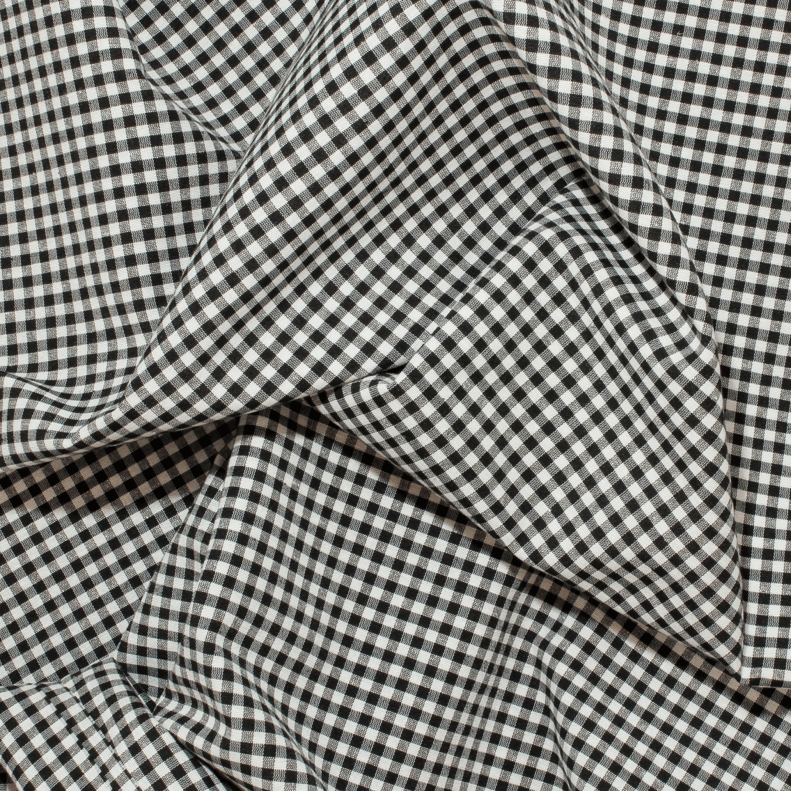 Vintage - Xadrez Preto & Branco – Feira dos Tecidos Online