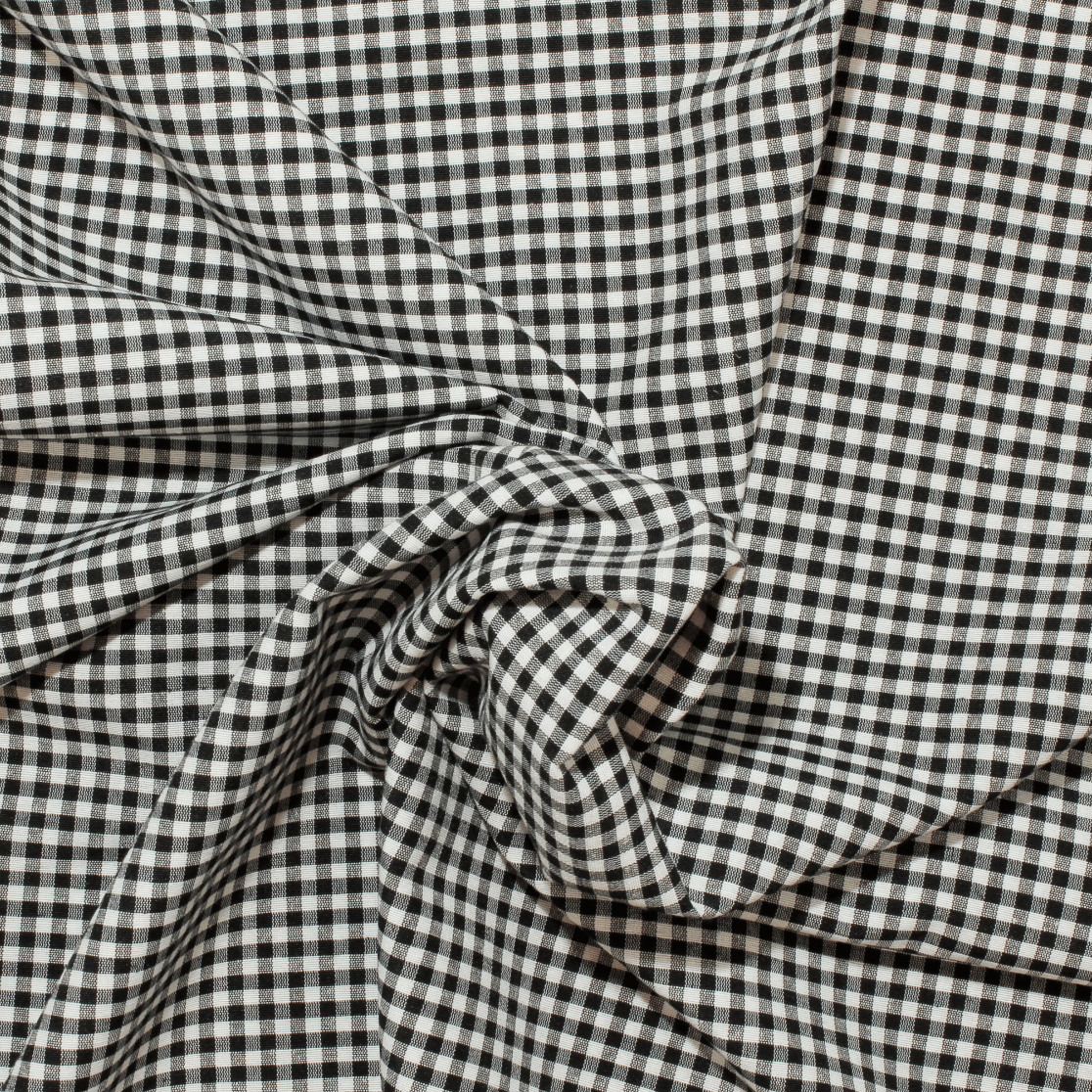Pratinho de papel xadrez - Vichy Preto (19 cm - 8 unidades)