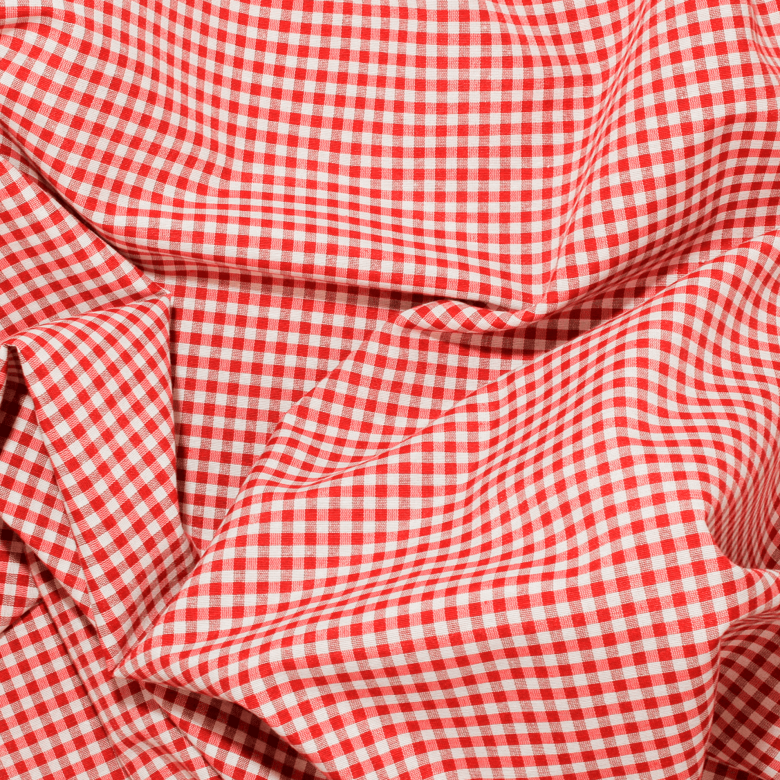 Tecido Acolchoado Estampado Xadrez - Vermelho – Feira dos Tecidos