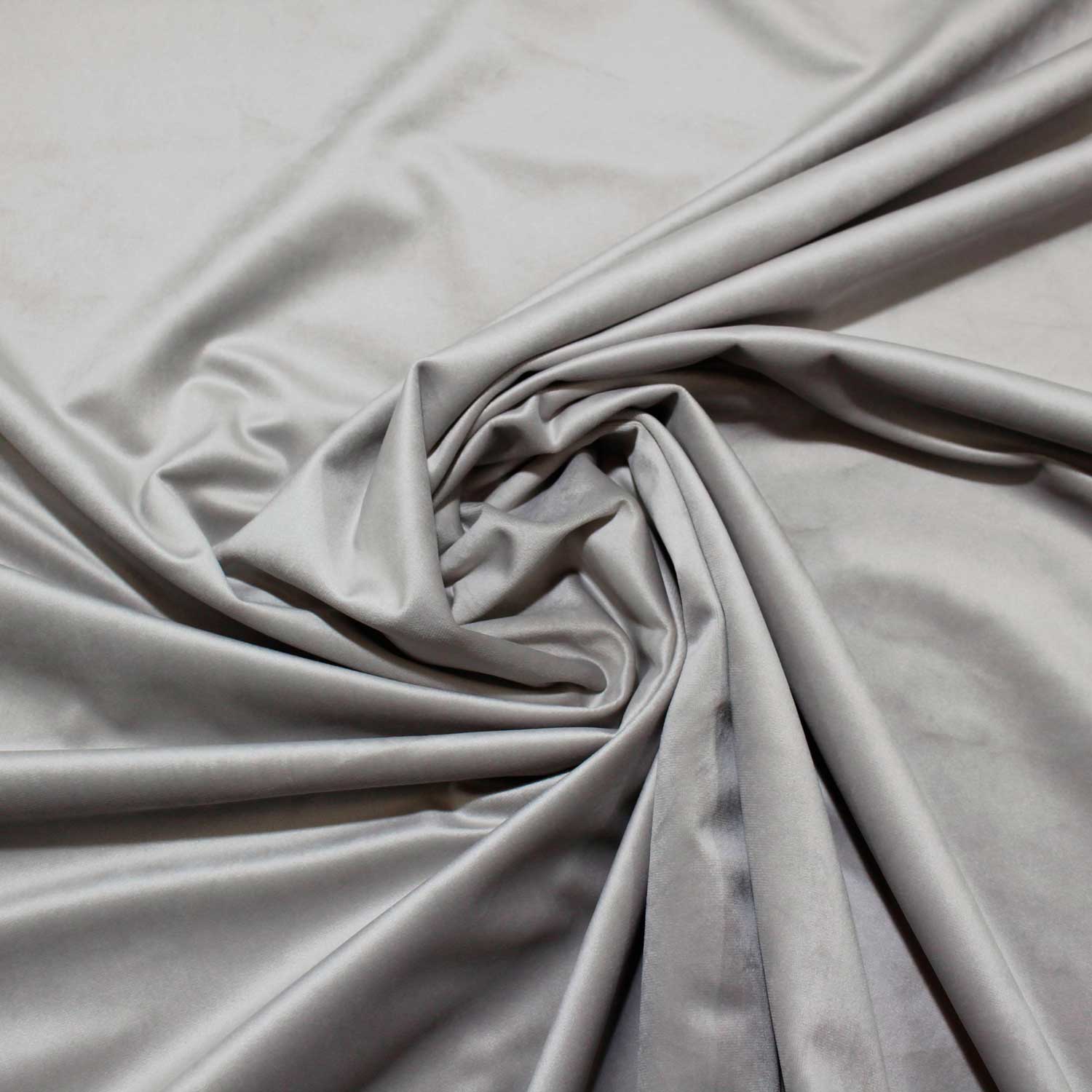 Veludo para decoração - cinza claro Veludos Tecido para Decoração 